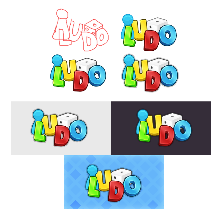 Logo of ludo game